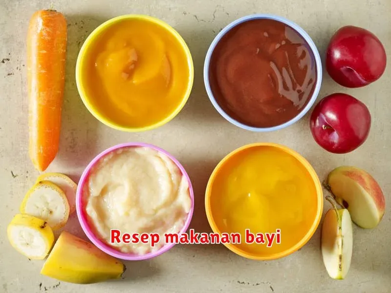 Resep Makanan Bayi Sehat dan Lezat: Panduan Lengkap untuk Ibu